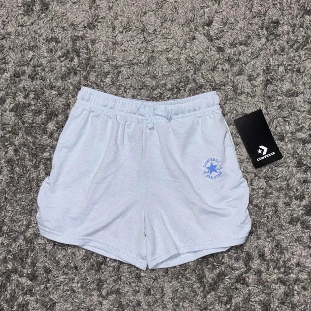 Converse Light Blue Lounge Shorts Girls 5-6yrs Summer Outdoor Casual NWT Girls